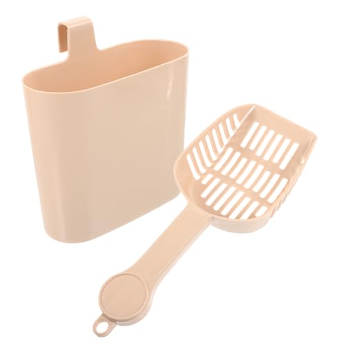 Yardwe 1 Satz Katzenstreu-Schaufel-Set Katzenzubehör Verklumpung Katzenbürste Mit Dampf Kratzer Katzentoilette Poop Scooper Katzenstreu Netz Katzenschermaschine Coffee Plastik von Yardwe