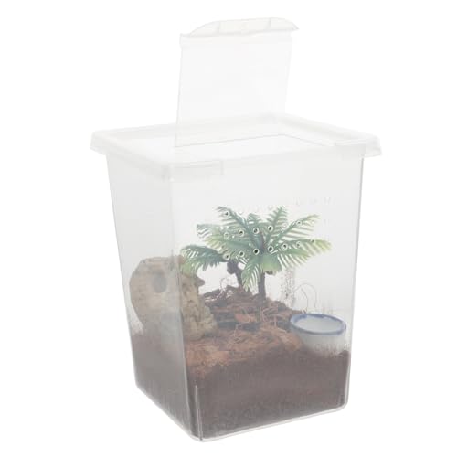 Yardwe Ausbruchsichere Spinnenbox Für Haustiere – Futterkäfig Für Springspinnen Zuchtbox Für Reptilien Zubehör Für Spinnengehege Aus Kunststoff Yardwe Ausbruchsichere Spinnenbox Für Haustiere – Futterkäfig Für Springspinnen Zuchtbox Für Reptilien Zubehör Für Spinnengehege Aus Kunststoff von Yardwe