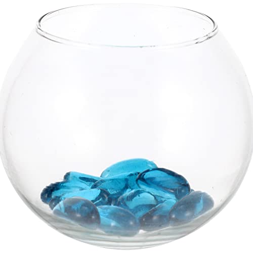 Yardwe 1 Satz Rundes Aquarium Aus Glas Automatisch Aquarium Fischbecken Luft Zubehör Schüssel Tank Pflanzenhalter Für Aquarien Bildschirm Große Aquarium-Ornamente Stein von Yardwe