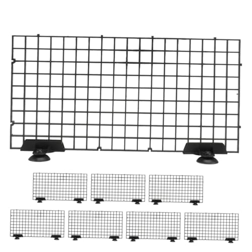 Yardwe 1 Satz Trennwand Für Aquarien Aquarienunterteiler Filterplatte Für Aquarien Aquarien-isolationsplatte Untere Filtermatte Aquarienbedarf Aquarienplatten Sandbrettteiler Abs Black von Yardwe