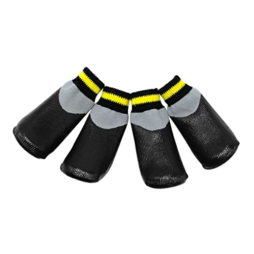 Yardwe 1 Satz wasserdichte Booties Socken Hundestiefel Für Den Winter Hundezehengriffe Hundekleidung Hundesocken Pfoten Beiß Für Welpen Hundeschuhe Für Kleine Hunde Hundesachen von Yardwe