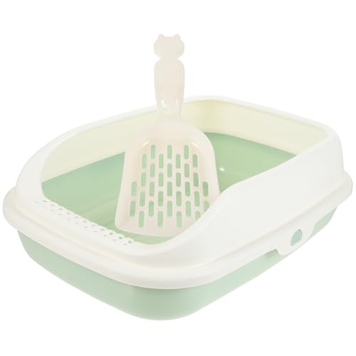 Yardwe 1 Set-Box Katzentoilette Hasenstreu-Toilette Katze Bettpfanne töpfchen Kätzchen saubere Toilette kätzchentoilette halb geschlossen Trainer Katzenstreu Bad Reisen Mülleimer Plastik von Yardwe