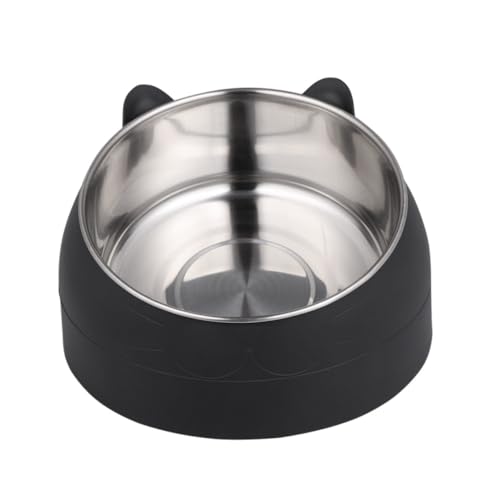 Yardwe 1 Stück 304 Katzennapf Futterautomat für Haustiere Haustier Trinken Wassernapf edelstahlschüsseln Stainless Steel Bowl Hundenäpfe Katzennäpfe Hundenapf Haustiernapf hart Zubringer von Yardwe