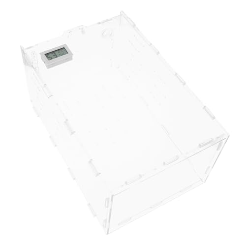 Yardwe 1 Stück Reptilien Terrarium Reptilien-Terrarium-Höhle Terrarienkäfig für Reptilien Reptilienterrarien Reptilienzuchtboxen Aufbewahrungsnest für Reptilien Acryl Transparent Yardwe 1 Stück Reptilien Terrarium Reptilien-Terrarium-Höhle Terrarienkäfig für Reptilien Reptilienterrarien Reptilienzuchtboxen Aufbewahrungsnest für Reptilien Acryl Transparent von Yardwe