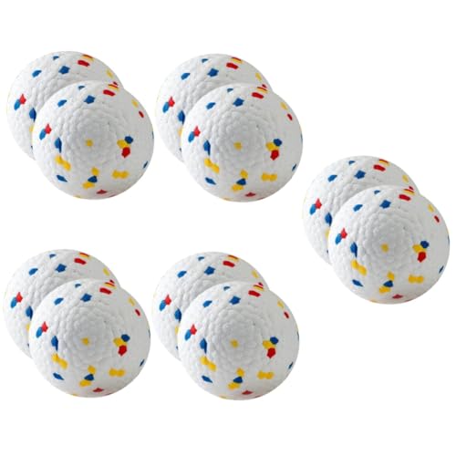 Yardwe 10 Stk Hüpfender Ball Hundespielzeug Bälle für kleine Hunde Welpe interaktives Spielzeug stress balls Spielzeuge kleiner Hundeball Spielzeug für aggressive Kauer kauen Hundebedarf von Yardwe