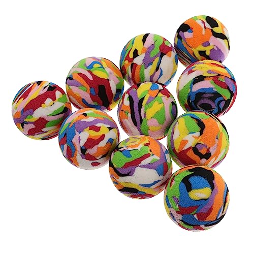 Yardwe 10St Kugel aus Eva-Schaum Kauspielzeug für Welpen Pet-Ball-Spielzeug Hundekauen Spielzeuge Katze jagt Ballspielzeug Katzenspielzeugball Backenzahn Katzenball Bommel Schaumkugel von Yardwe