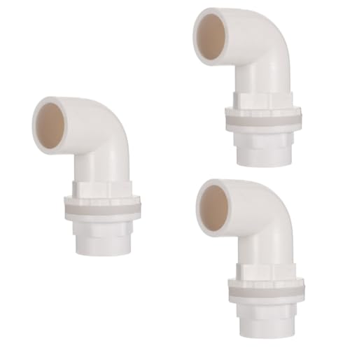 Yardwe 12 STK Aquarium Wasser Verbindung Schlauch Aquarienzubehör Wasserleitung Aquariumzubehör Adapter Für Hochdruckreiniger Verbinder Ausrüstung PVC Wasserrohr Weiß von Yardwe