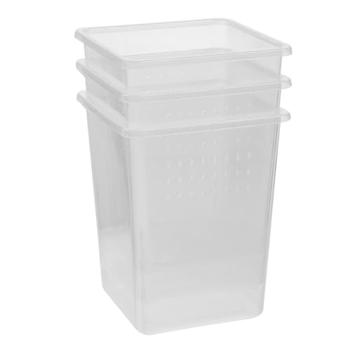 Yardwe 12 STK Fütterungsbox Sprungspinnengehege Spinnen-Terrarium Zuchtboxen Füttern Inkubatoren Für Vogelspinne-Terrarium Mini-tierwächter Kleine Züchterboxen Lebensraum Gehege Plastik von Yardwe