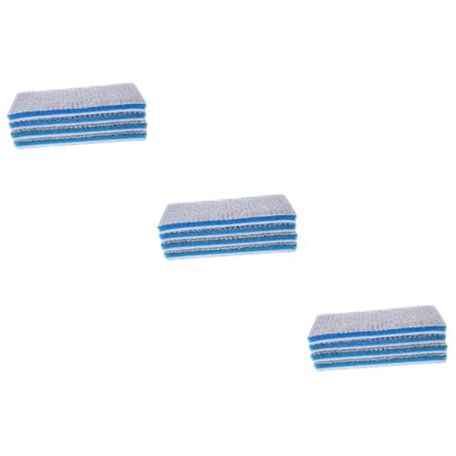 Yardwe 3 Sets Pad-schwammfilter Für Aquarien Polyester-reinigungsmedien Schwammfilter Für Aquarien Größe S 4 Stück * 3 von Yardwe