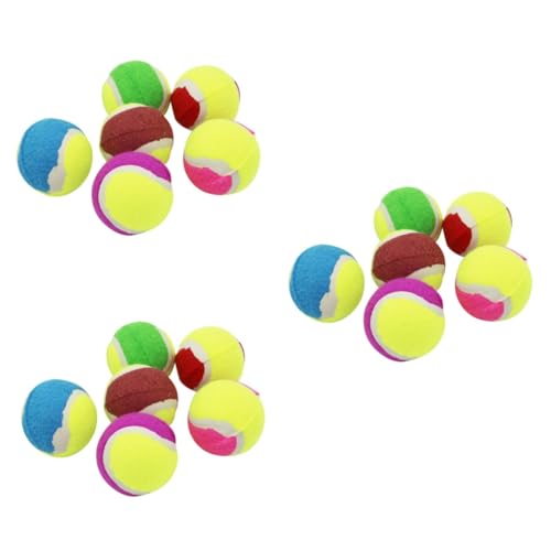 Yardwe 18 Packungen Spielzeug für Haustiere interaktives Spielzeug Interactive Toys hundeball hundeschüssel Spielzeuge Hundespielzeug Hundebälle Keine Elastizität Pet-Ball Spielzeugball von Yardwe