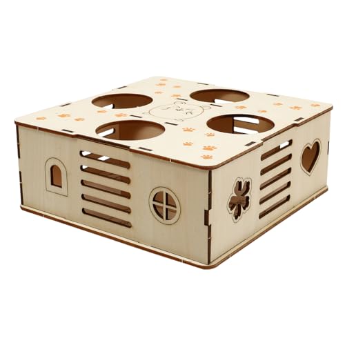 Yardwe 1Stk Hamster-Labyrinth- Plattform für Hamsterkäfige Katzentunnel Rad fangen Hamster hamsterspielzeug Holzlabyrinth für Hamster Hamster-Labyrinth aus Holz hölzern von Yardwe