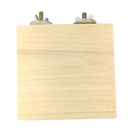 Yardwe 12x12cm Natürliche Holzleiste Chinchilla Hamster Käfig Plattformen Regale für Klettern Spielzeug von Yardwe