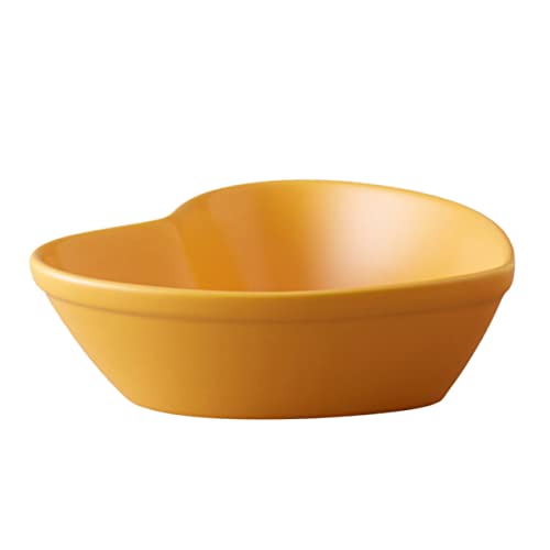 Yardwe 1Stk Katzennapf pet Water Bowl pet Supplies Gelb Wassernapf für Katzen Futternapf für Katzen Hundenäpfe Haustier Hundenapf Hundefutter Erdfarben Wasserschale Combo-Platte Fressnapf von Yardwe