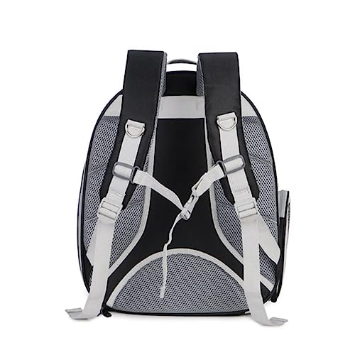 Yardwe 1Stk Umhängetasche für Haustiere Klare Transportbox für Haustiere Rucksäcke für die Reise Expandable Backpack Rucksack für Katzen reiserucksack erweiterbarer Katzenrucksack Gurt von Yardwe