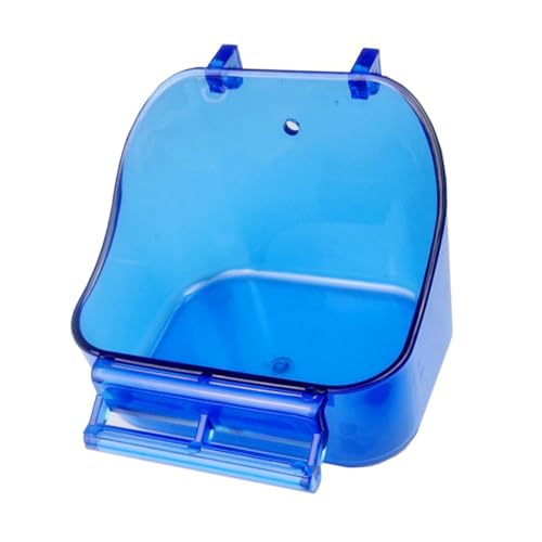 Yardwe 1stk Futternapf Für Haustierwanne Hamster-badewanne Wasserspender Für Hamster Kleiner Futterautomat Hamster Badehaus Heimtierbedarf Rennmaus Badezimmer Klarer Behälter Plastik von Yardwe