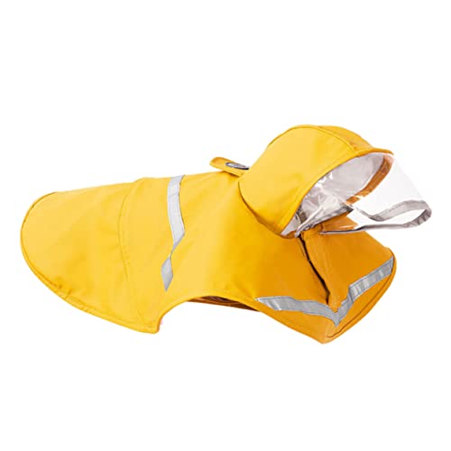 Yardwe 1stk Regenjacke Für Haustiere wasserdichte Regenjacke Welpe Hunde-Regen-Hoodie Haustierkleidung Schneemäntel Für Hunde Regenbekleidung Für Haustiere Kleine Golden Retriever von Yardwe