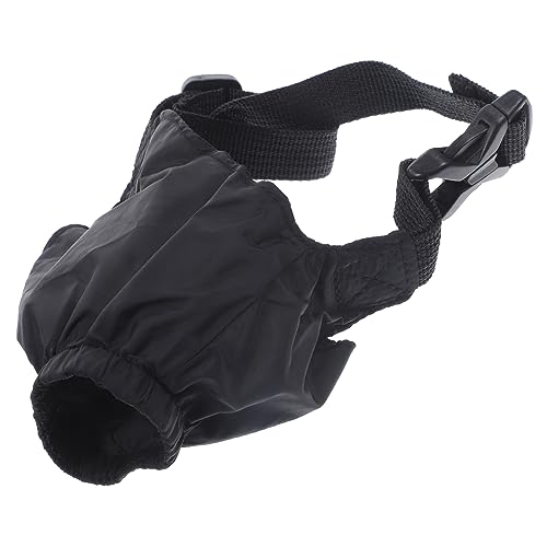 Yardwe 1stk Sicherheits-Augenmaske Für Haustiere Schlafmasken-kopfhörer Sedierung Hundeangstmaske Gegen Trockene Augen Weicher Maulkorb Für Hunde Gesicht Gasmaske Für Hunde Co Black Nylon von Yardwe