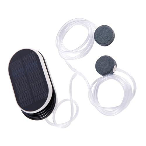 Yardwe 1stk Solar-sauerstoff-pumpe Solare Luftpumpe Solar-sauerstoff-luftpumpe Wasserumlaufluftpumpe Mini-Tool Solarbrunnenpumpe Wasser-Oxygenator Plastik Sauerstoffpumpe Tragbar Weiß von Yardwe