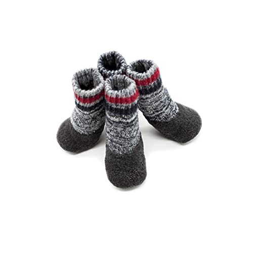 Yardwe 2 Paar Haustier Hund Socken Hundesocken wasserdicht rutschfeste Haustier Socken paws pfotenschutz dog socks wasserdichte Socken sockenschuhe rutschfeste Hundesocken Haustiersocken von Yardwe