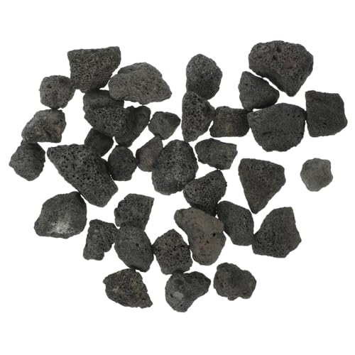 Yardwe 2 Packungen Aquarium Blumentopf Dekoration aquaristik zubehör naturdeko Zimmerpflanzen Schwarze Zierleiste schmücken Diffusor Aquarium-Dekor Aquarium Steindekor ätherisches Öl Spar von Yardwe