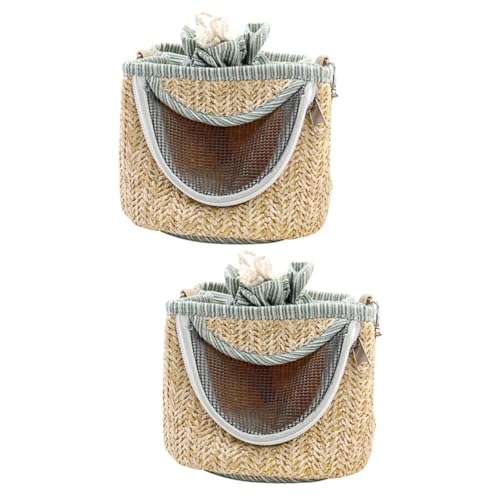 Yardwe 2 STK Tasche zum Mitnehmen für Haustiere Haustiertragerucksack Kleiner reiserucksack Hamster hängematte Hamster transportbox Geldbörsen Handtaschen Hamsterbett Heimtierbedarf Gurt von Yardwe