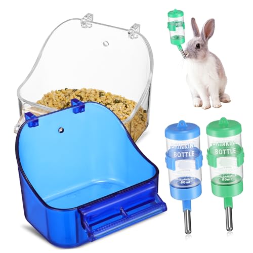 Yardwe 2 STK Wasserspender für Haustiere Futternapf für Hamster Futterboxen für Hamster automatische Wasserflasche Wasserspender für Vögel hängende Wasserflasche Hamsterfutter Plastik von Yardwe