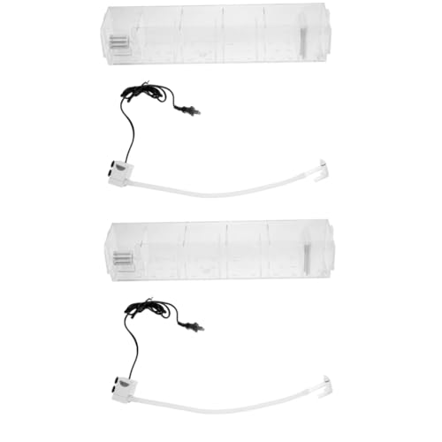 Yardwe Aquariumzubehör 2 Sätze Filter für Fischbecken Sieb Kanister-Aquarienfilter Filter für Aquarien verdreifachen Filterkasten Filterwerkzeug Tropfbox Aquarium Acryl von Yardwe