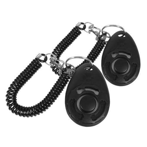 Yardwe 2 Stück Hundetrainings Clicker mit Handschlaufe Tragbarer Clicker für Laut für Verhaltenstraining für Hunderassen und Altersgruppen Yardwe 2 Stück Hundetrainings Clicker mit Handschlaufe Tragbarer Clicker für Laut für Verhaltenstraining für Hunderassen und Altersgruppen von Yardwe