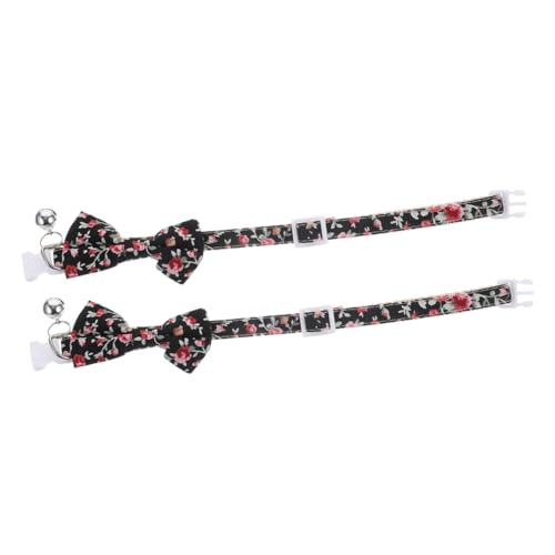 Yardwe 2st Katzenhalsband Welpenhalsband Haustierhalsband- Verstellbares Haustierhalsband Haustier Hundehalsband Kätzchenhalsband Polyester-Nylon Niedlich X3 Zubehör von Yardwe