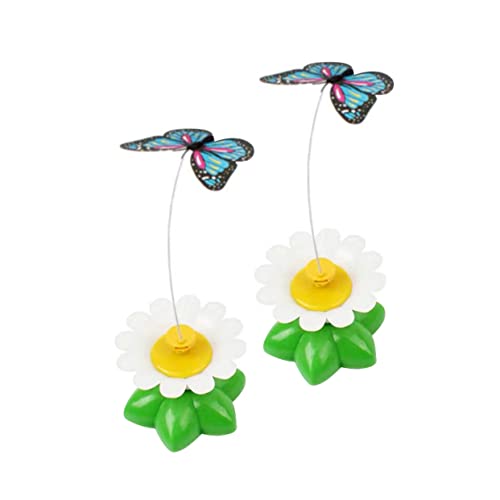 Yardwe 2stücke Elektrische Katzenangel Mit Rotierenden Blumen Interaktives Spielzeug Für Katzen Automatisches Katzenvergnügen Mischfarben Für Spielstunden Zu Hause Yardwe 2stücke Elektrische Katzenangel Mit Rotierenden Blumen Interaktives Spielzeug Für Katzen Automatisches Katzenvergnügen Mischfarben Für Spielstunden Zu Hause von Yardwe
