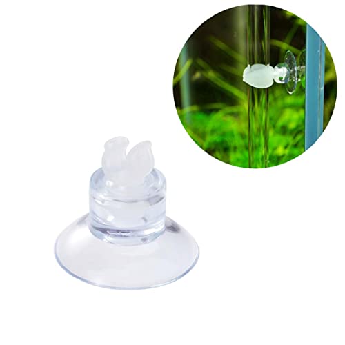 Yardwe 20St Airline-Schlauchhalter saugnapf klemme saugnapf Klammer Saugnapf Clips Rohrschellen Gummi Aquarium absaugen Airline-Schlauchclip Saugnäpfe für Aquarien Thermometer Ausrüstung von Yardwe