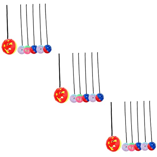 Yardwe 21 STK Spielzeugball stressabbau Spielzeug dekompressionsspielzeug Haushaltsreptil-Glockenkugel verschleißfestes Eidechsenspielzeug Saugnapf-Eidechsenspielzeug reptil glockenkugel von Yardwe