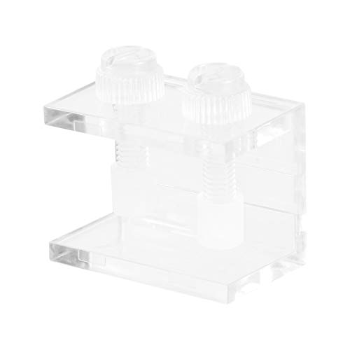 Yardwe 2St Aquarium-Hintergrundclip Pflanzenständer für Aquarien Pumpe Netz Aquarium Zubehör Fischtank Hintergrundklammern Hintergrundbefestigungsclips Klammer für Aquarien Acryl von Yardwe