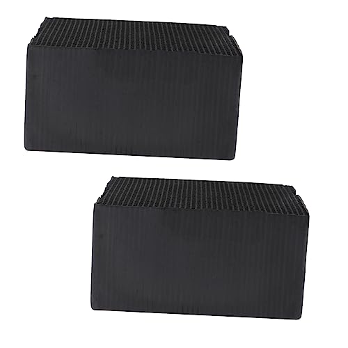 Yardwe 2St Cube zur Wasseraufbereitung Wasserreiniger Aquarienwürfel hauswasserfilter wasseraufbereiter Wasserfilterwerkzeug für Aquarien Wasserreinigungsreiniger Holzkohle Black von Yardwe