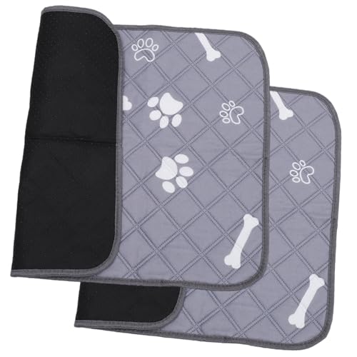 Yardwe 2St Hunde-Wickel Polster Urinmatte für Hunde Hunde-PIPI-Pads Hundematte PIPI Pads für Hunde groß Haustier-PIPI-Pad Wagen Hundeunterlage Stoffunterlage Hund PIPI Pad Urin-Pad von Yardwe