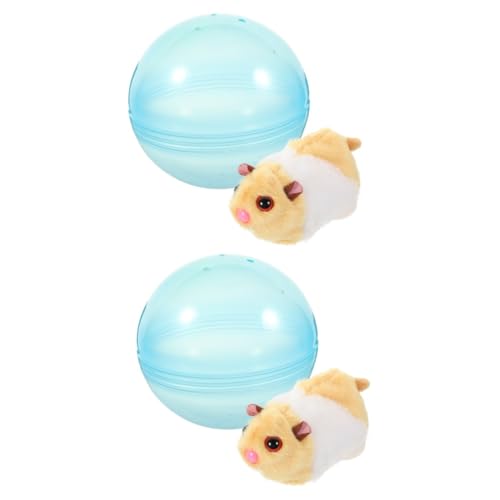 Yardwe 2St Spielzeug mit rollenden Kugeln interaktives Spielzeug Kitten Spielzeug Chinchilla Kätzchen Spielzeug Kätzchen neckendes Spielzeug Kätzchen Teaser Spielzeug automatisch Hamster von Yardwe