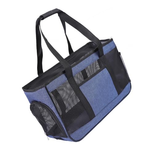 Yardwe 2St Tasche für Haustiere Katzen Tragetasche katzentragetaschen Haustierträger hundetragetasche Reisehandtasche Kätzchen Hundetasche Aufbewahrungstasche für Katzen Oxford-Stoff Blue von Yardwe