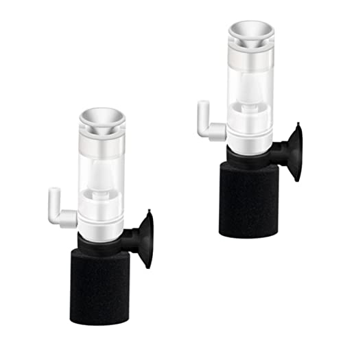 Yardwe Mini Aquarium Filter Mit Integrierter Sauerstoffpumpe Innenfilter Für Aquarien Effizienter Wasserfilter Zur Reinigung Und Belüftung Von Kleinen Fischbecken von Yardwe