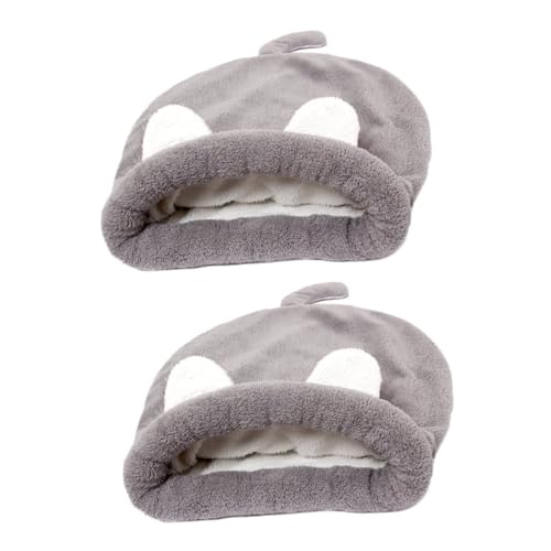 Yardwe 2St für Haustierbetten Haustiertasche Katzenbett Wärmekissen für Schlafsack Hundebett Haustier warmes hundehaus Bett Herbst und Winter Katzenloch Haustiermatte Hauskatze von Yardwe