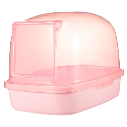 Yardwe 2st Badezimmer Zum Trocknen Von Hamstern Meerschweinchen Sandbad Fall Kleine Haustiertoilette Hamster Toilette Igel Liefert Sandbadset Für Hamster Rennmaussand Trocken Plastik Rosa von Yardwe