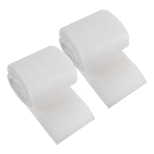 Yardwe 2st Filter Catton Filterpads Für Fischteiche Teichfilterschaum Filter Für Aquarien Filtermatte Für Aquarien Filterwatte Aquarienfilter Hohe Dichte Weiß Aquarium von Yardwe