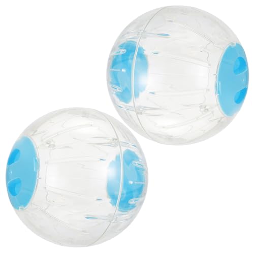 Yardwe 2st Hamster-Gymnastikball Hamster-läufer-Gymnastikball Meerschweinchen-Gymnastikball Hamster Sportball Springball Für Kleine Haustiere Spielzeug Für Rennmäuse Igel-joggingball STK von Yardwe