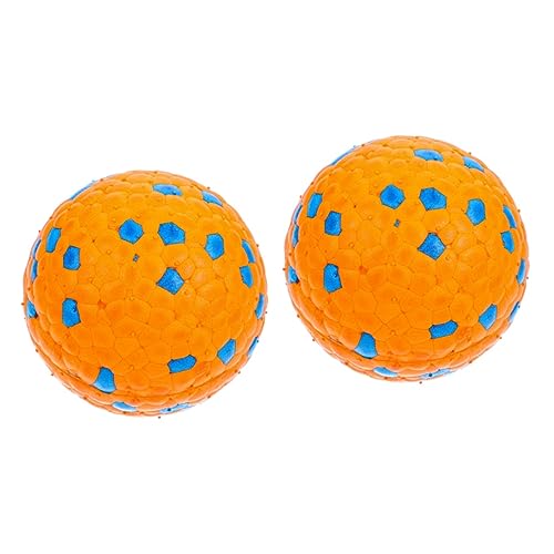 Yardwe 2St Hundespielzeugball Interactive Dog Toys interaktiver hundeball Hundeleckerli-Puzzle Spielzeug für Haustiere Tennis fußball Apportierspielzeug für Hunde Haustier Hundeball kauen von Yardwe