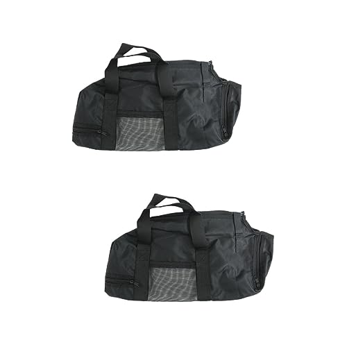 Yardwe 2st Katze Badetasche Haustier-badetasche Hundepflege Geschirr Tasche Kätzchen Badetasche Kleine Tragetasche Für Hunde Katzenzubehör Mesh-Rucksack Die Katze Wäschesack Oxford-Stoff von Yardwe