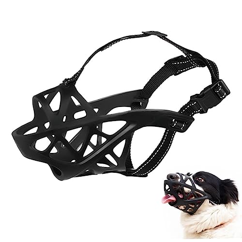 Yardwe 2 Stück Maulkorb Hund Maske Haustier Maske Haustier Mund Maske Käfig Mund Mesh – Bellmaske Hund – Bellmaske Mund Haustier Spaziergang Mit Dem Hund von Yardwe