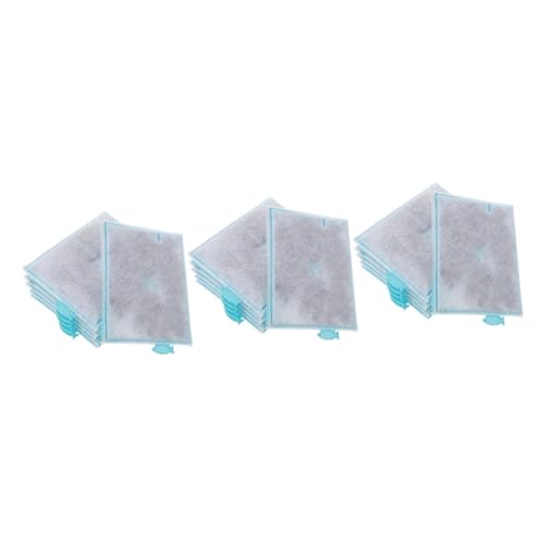 Yardwe 3 Kisten Aquariumfilter Aquarienfilter Filterwatte aus Baumwolle Aquarium Cleaner aquaristik zubehör filzer Wattepads Sieb Wattepad für Aquarien verdickte Filterwatte extern von Yardwe