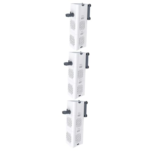 Yardwe 3 STK Filter Für Fischbecken Filter Für Aquarien Sieb Unterwasserreiniger Aquarium Filter Luftpumpe Aquarienwasserpumpe Aquarienfilter Eingebaut Weiß Plastik Filterschwamm von Yardwe