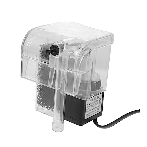 Yardwe 3 Sätze Filter für Fischbecken außenfilter sauerstoffpumpe Filter für Aquarien Sieb Aquarium Pumpe Kleiner Wasserfallfilter extern Ausrüstung Umweltfreundlicher Kunststoff Weiß von Yardwe