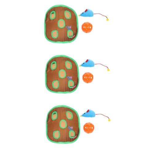 Yardwe Laufspielzeug 3 Sets Katzenlaufspielzeug Plüschtiere Kätzchenspielzeug Für Innenkatzen Katzenerkundungsspielzeug Katzentunnelspielzeug Innenkatzenspielzeug Puzzlespielzeug Katzentür Innentür von Yardwe