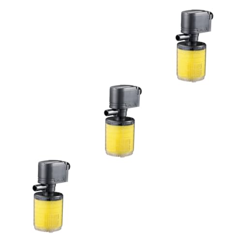 Yardwe 3 Stück 3 1 Eckfilter für Aquarien Easy putz aquaristik Fischbecken welpennapf angelrolle Fish Bowl aquarienkies Sieb Aquarienfilter Aquarieninnenfilter Aquarium Tauchpumpe von Yardwe